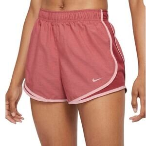 NWT Nike Women's Medium Tempo Dry Core Running Shorts Cedar Heather Pink Mesh